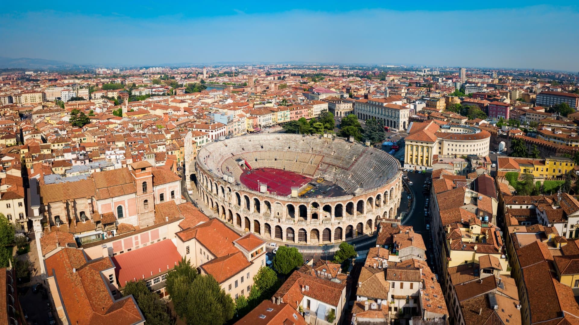 Verona vista dall'alto